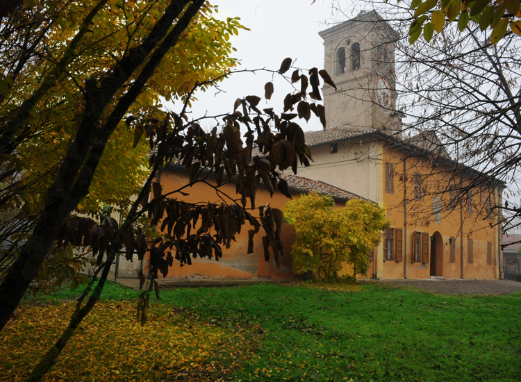 Roncole Verdi, la chiesa di San Michele dove Verdi fu battezzato e giovanissimo imparò a suonare l’organo